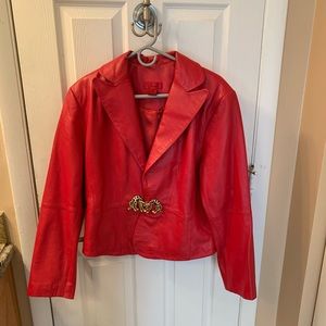 Red Leather Jacket from the Hard Rock Store